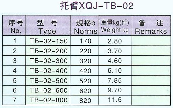 橋架托臂B-2